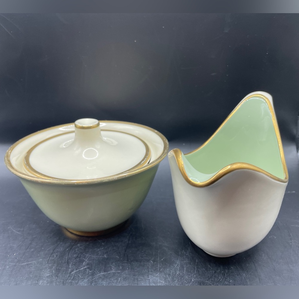 Classic Heritage Celadon Green by TST Cream and Sugar EUC